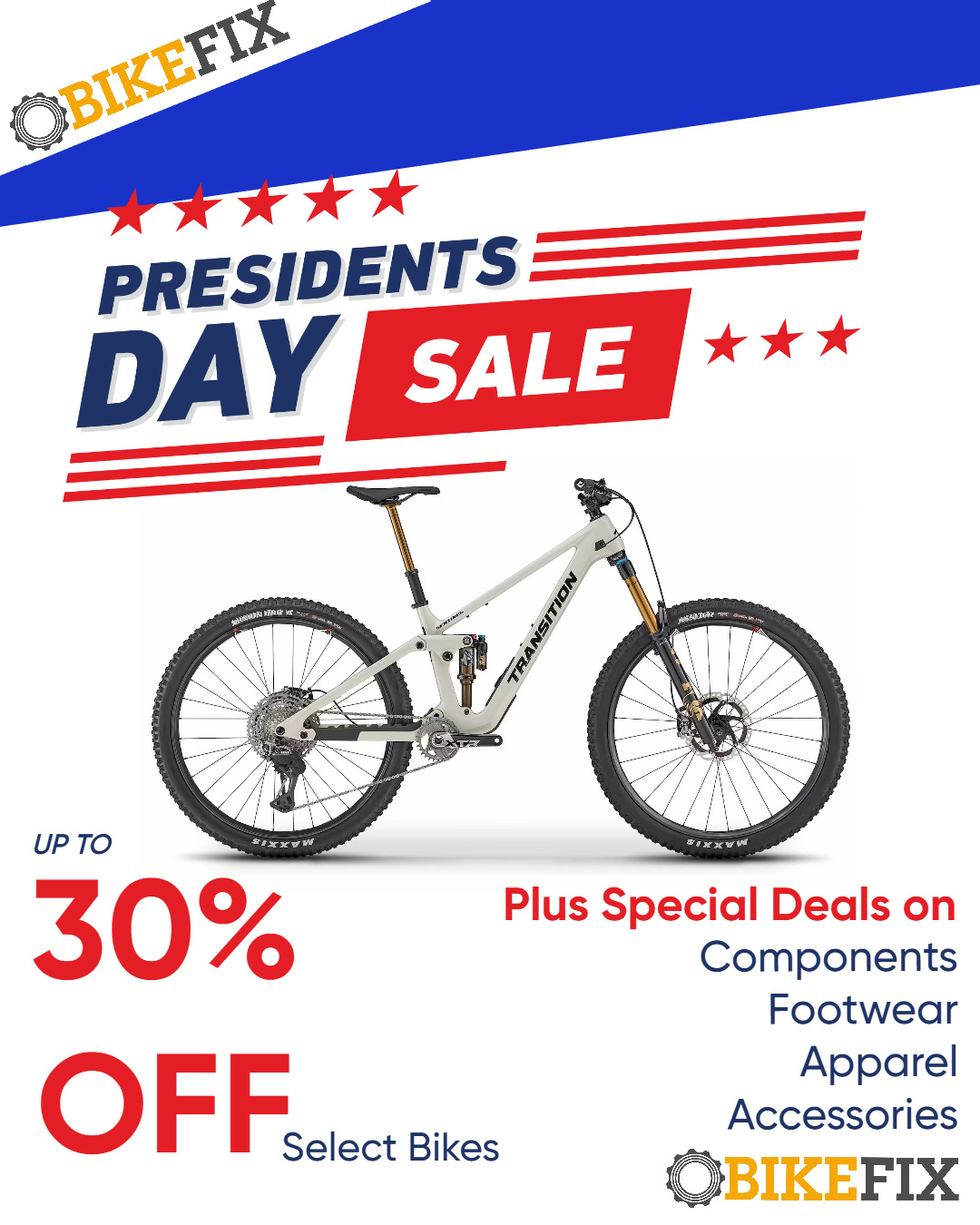 Special Deals All Month Long From Bike Fix
