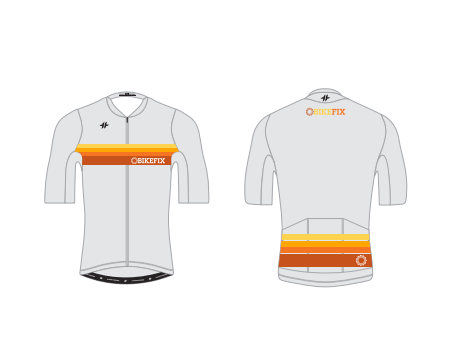 Hyperthreads custom hyperpro jersey mens (Large, gray sunset)
