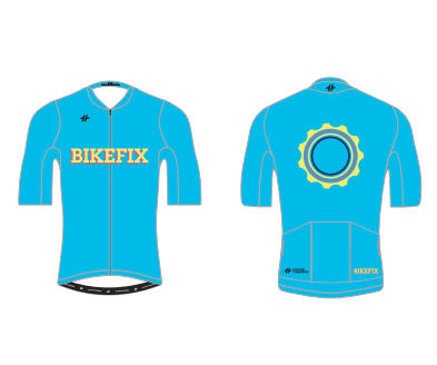 Hyperthreads custom hyperpro jersey Womens (Medium, light blue/block letters)