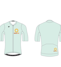 Hyperthreads custom hyperpro jersey Mens (Medium, hint blue/sunset logo