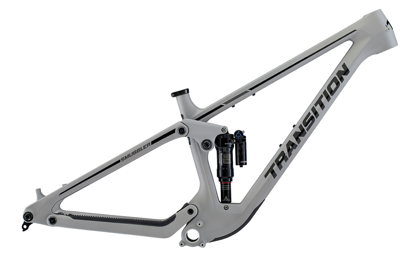 Transition Transition Frameset: Smuggler Carbon (large, Slab Grey)