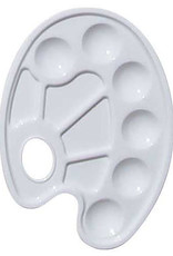 Art Alternatives 7 Well Oval Plastic Palette