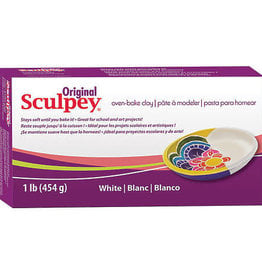 Polyform Original Sculpey Oven-Bake Clay White 1lb