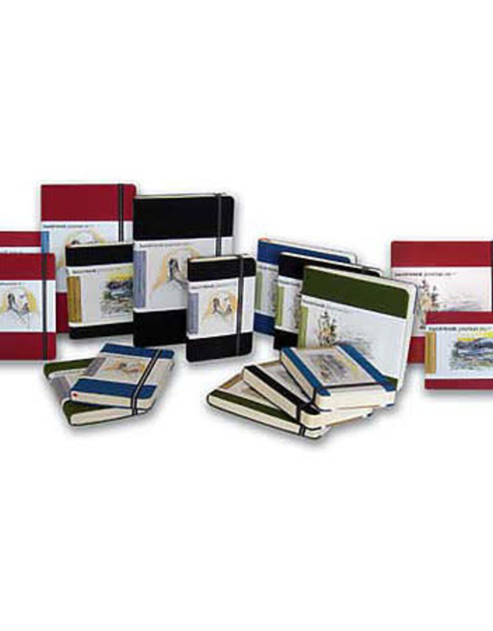 Hand Book Artist Journals, Extra-Large Portrait 8-1/4" x 10-1/2", Vermilion Red