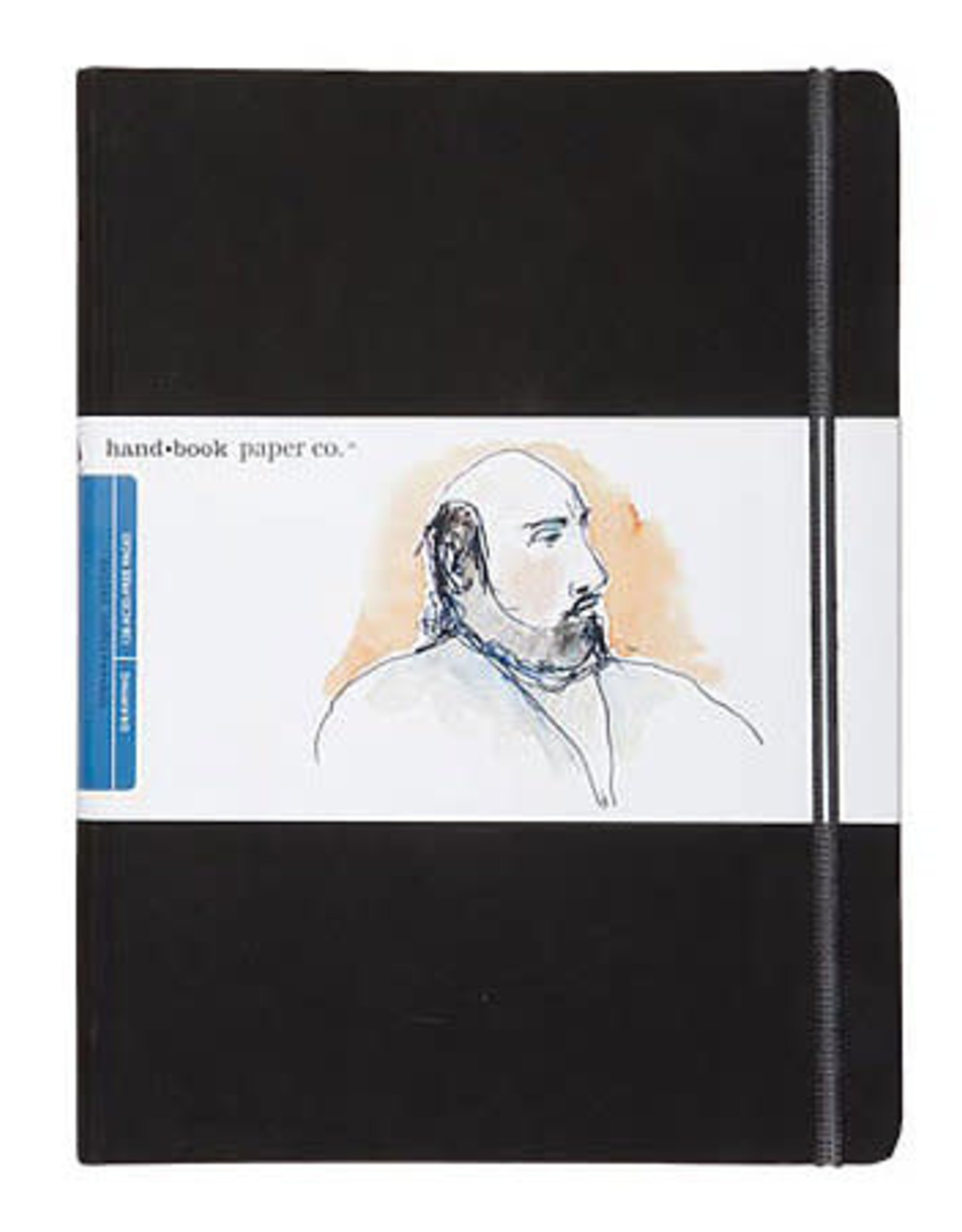 Hand Book Artist Journals, Extra-Large Portrait 8-1/4" x 10-1/2", Black