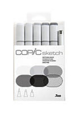Copic COPIC Sketch Marker Sets, 6-Color Set Grays