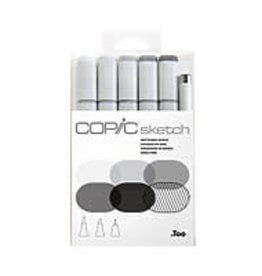 Copic COPIC Sketch Marker Sets, 6-Color Set Grays