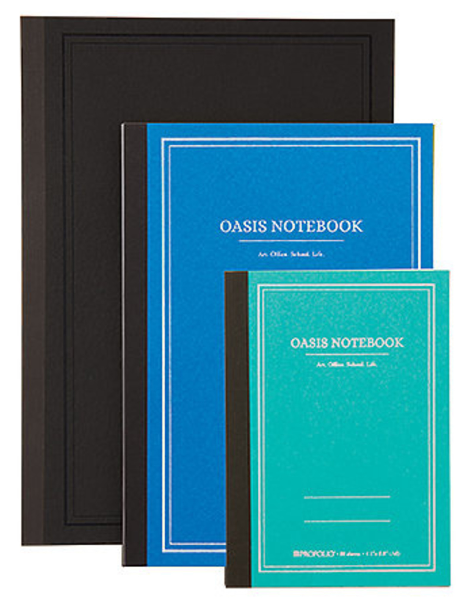 Itoya ProFolio Oasis Notebooks: Large 7" x 9.9" Charcoal