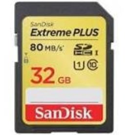 SanDisk SanDisk Flash Memory Card: Extreme Plus 32GB