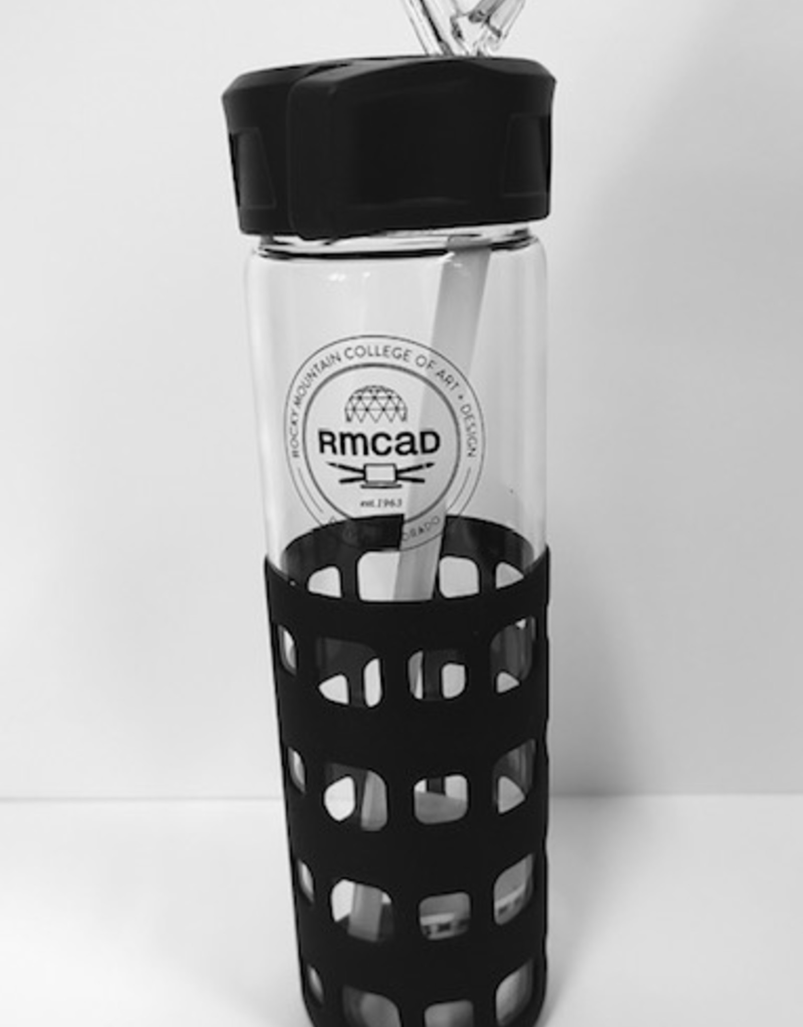 RMCAD Sip-N-Go Glass Water Bottle - 20 Oz. - Spectrum The RMCAD Store