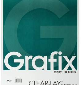 Grafix Grafix Clear-Lay 19x24 Clear .005mm