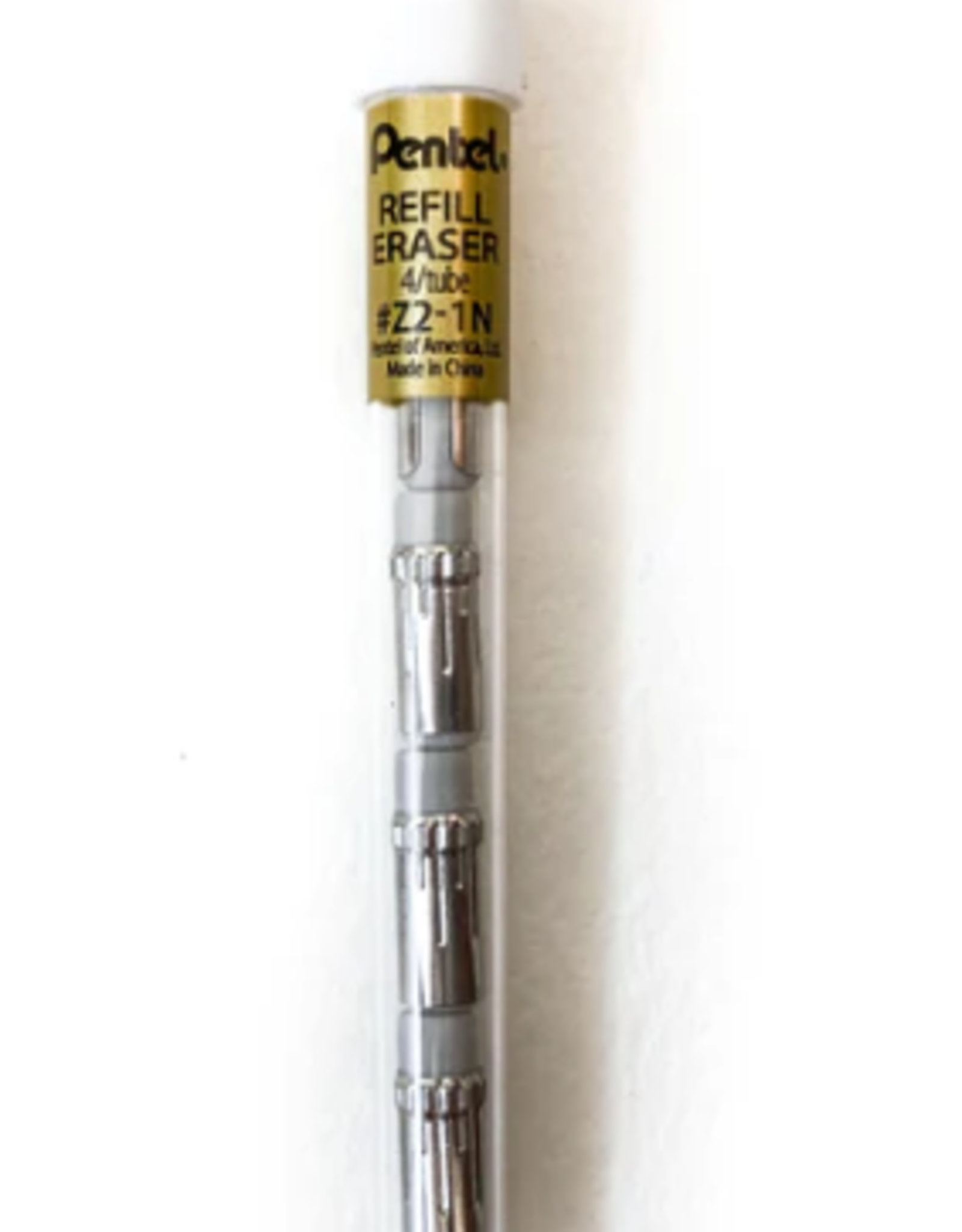Pentel Pentel Eraser Refill- 4 erasers per tube