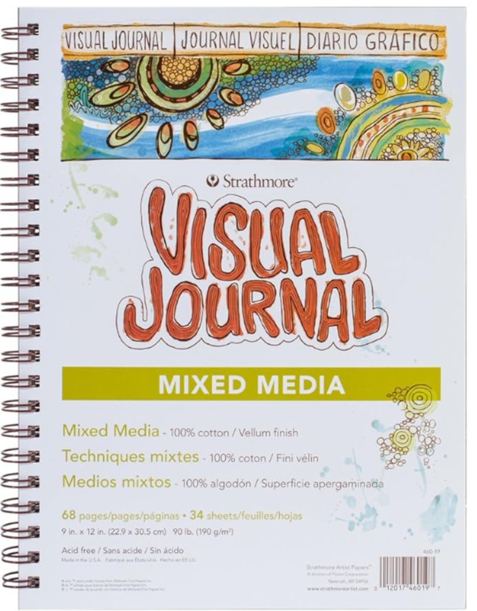 Strathmore Strathmore Visual Journal Mixed Media 9x12