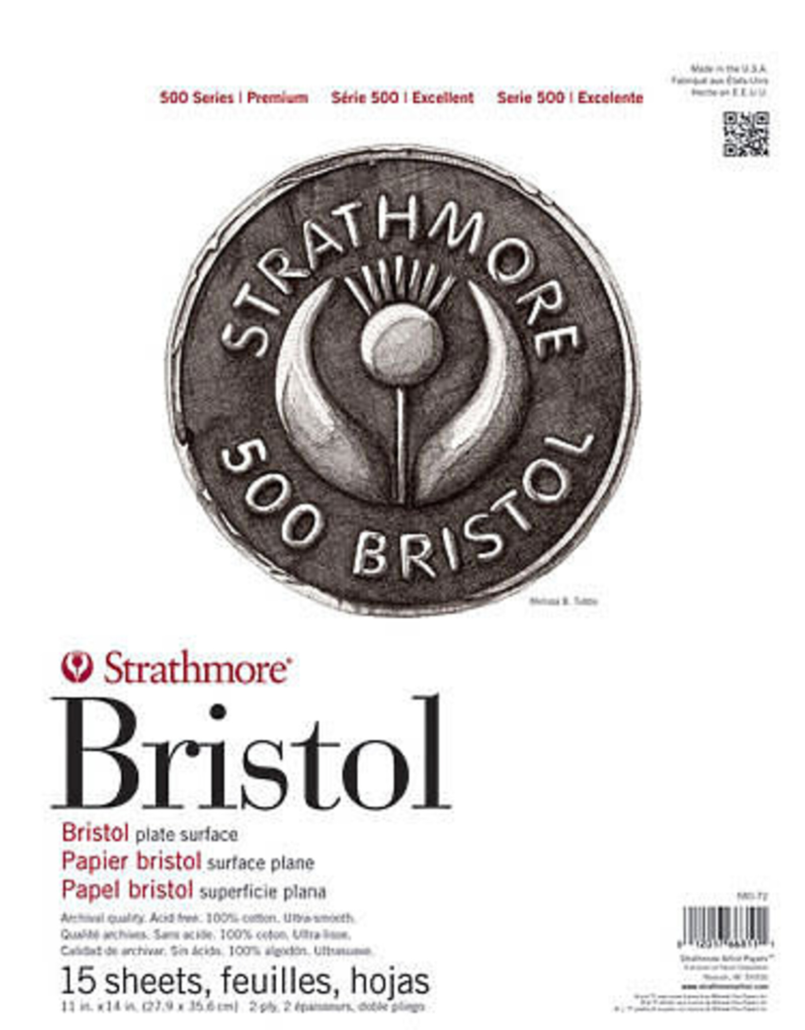 Bristol Bristol Paper Pads 500 Series 11x14