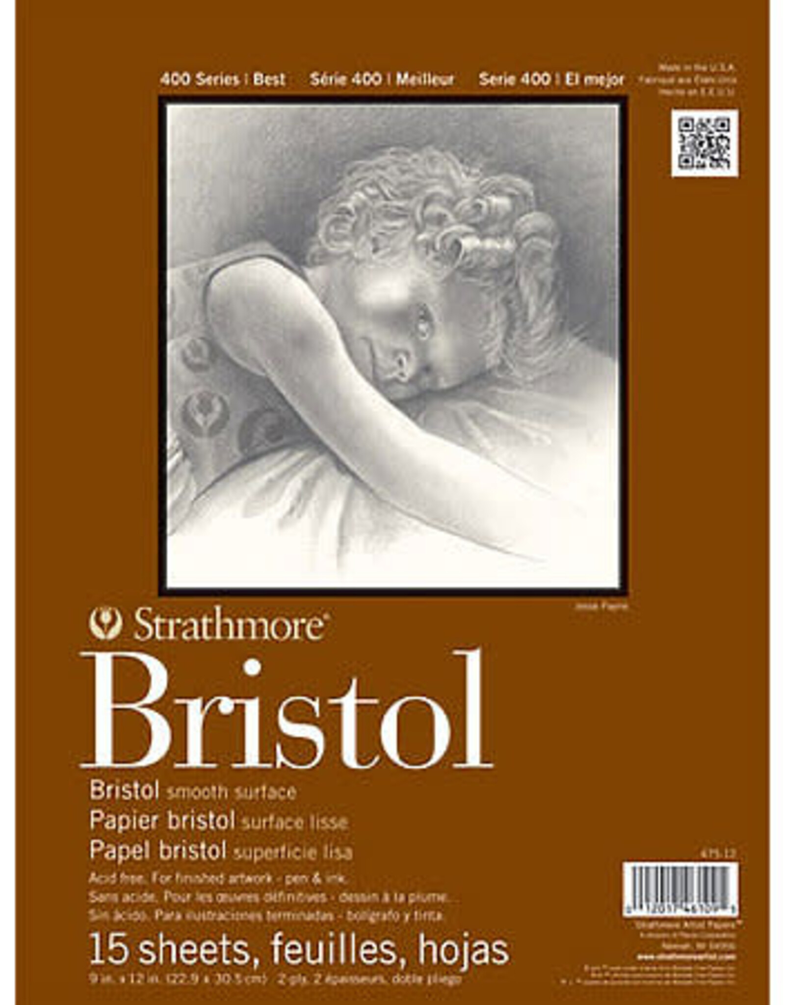 Strathmore Bristol Paper Pads Series 400 Strathmore 9x12
