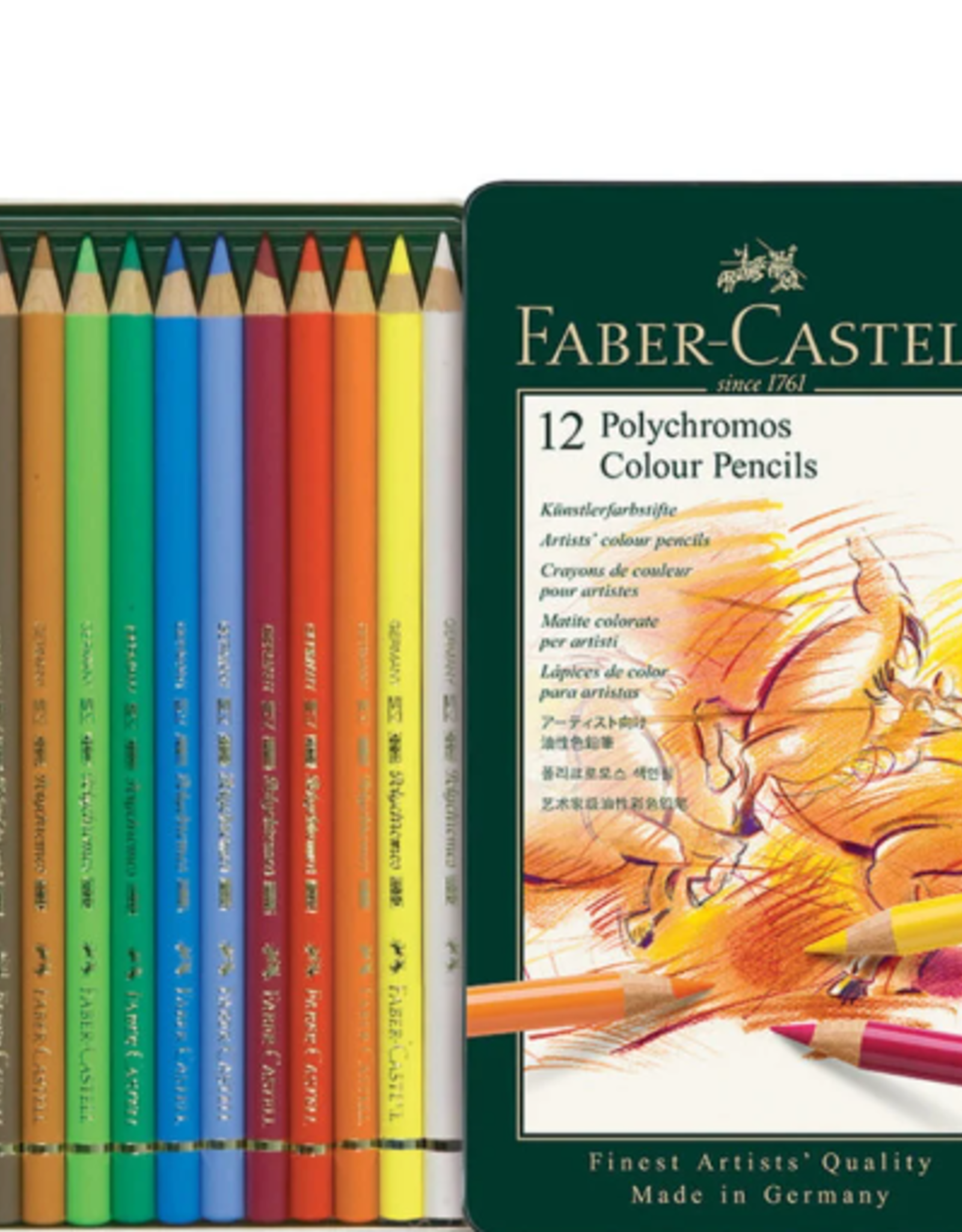 Faber-Castell Faber-Castell Polychromos Colored Pencil 12 Set