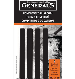 General Pencil General's Compressed Charcoal
