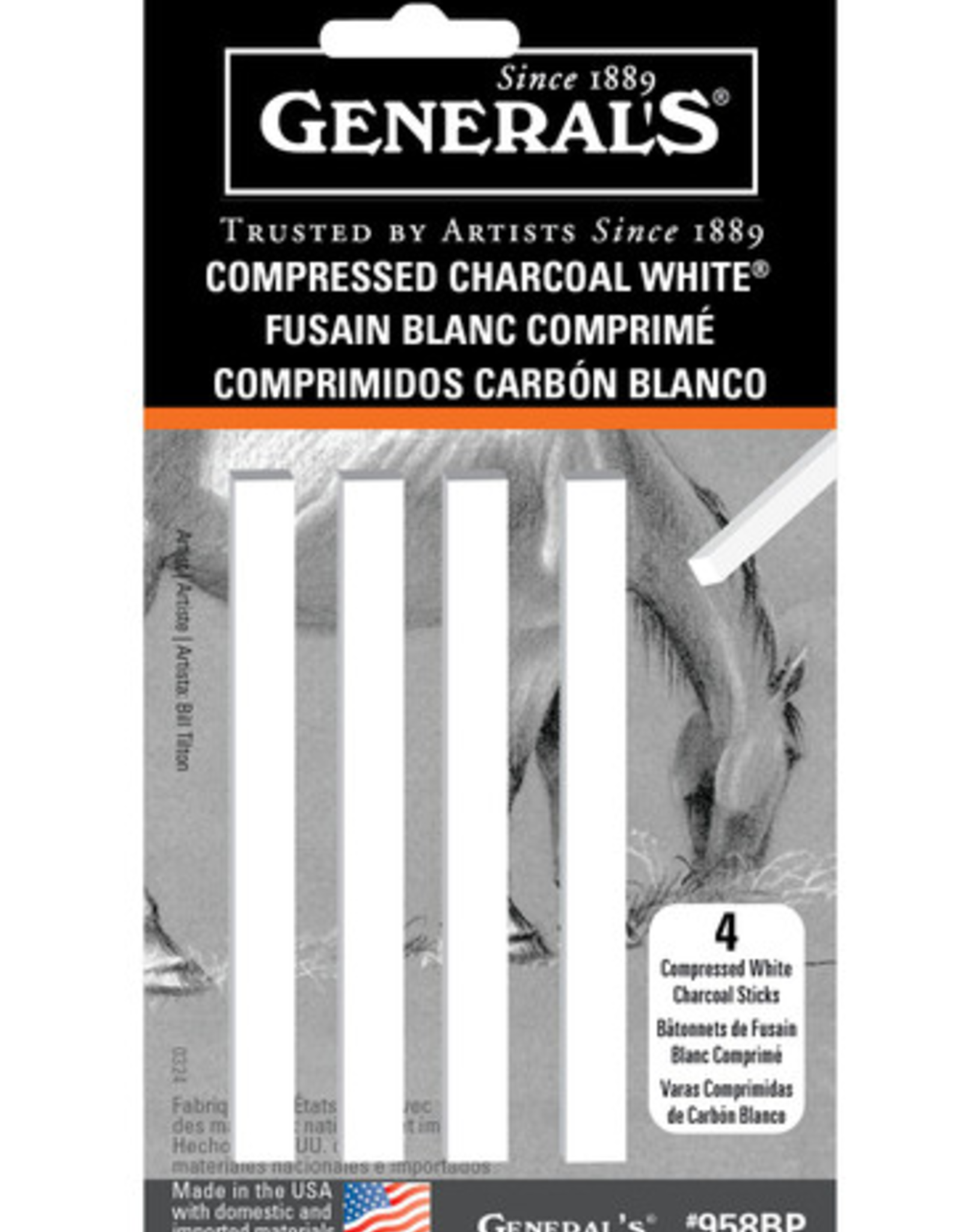 General Pencil General's Compressed Charcoal