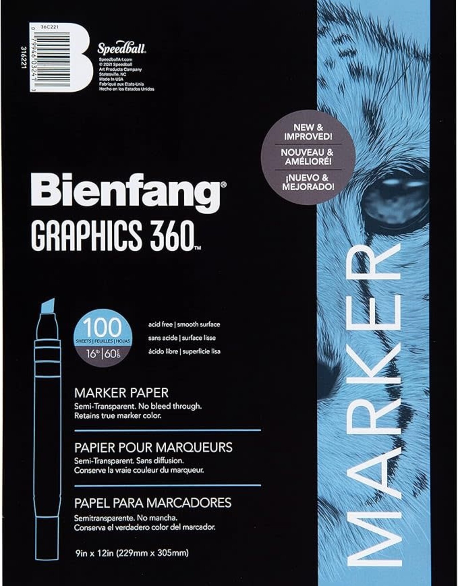 Bienfang Bienfang 360 Graphics Marker Pads 9x12