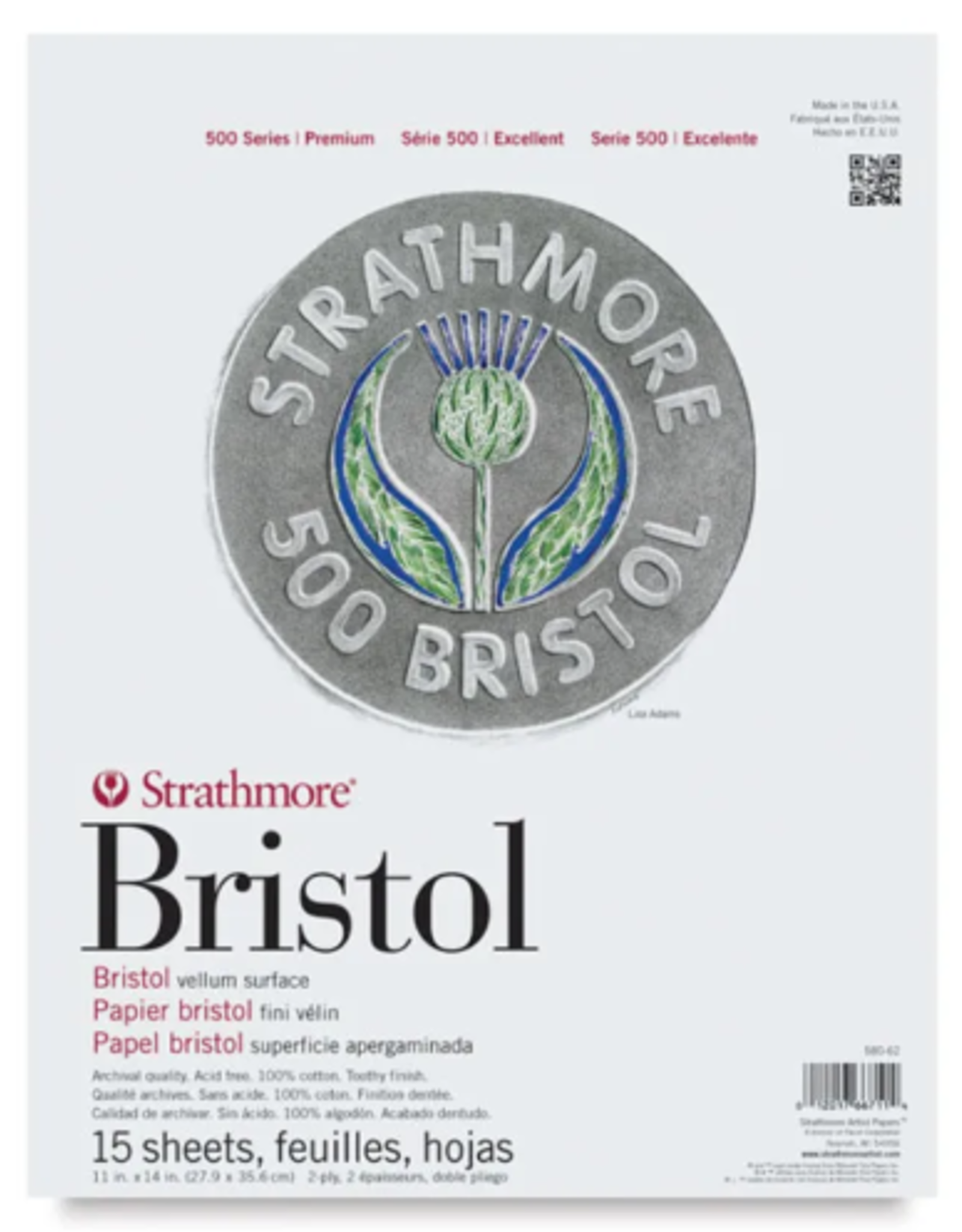 Strathmore Strathmore Bristol 500 Series 11x14 - Vellum