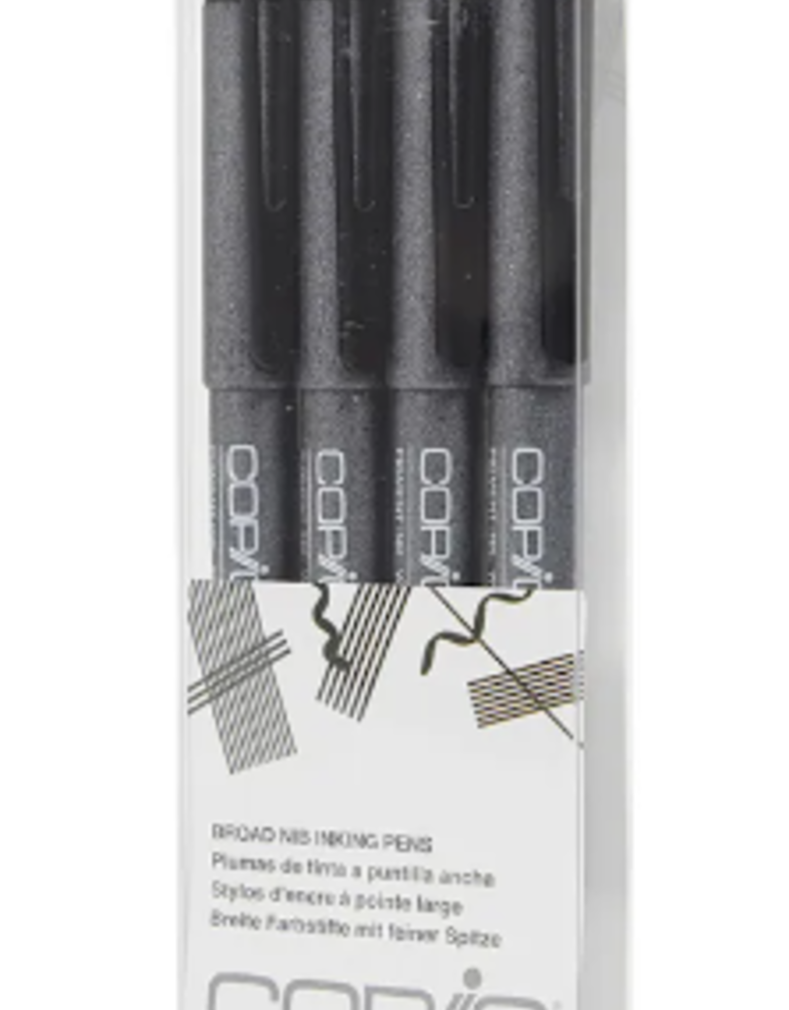 Copic Copic Multiliner Set: Broad B 4 Piece