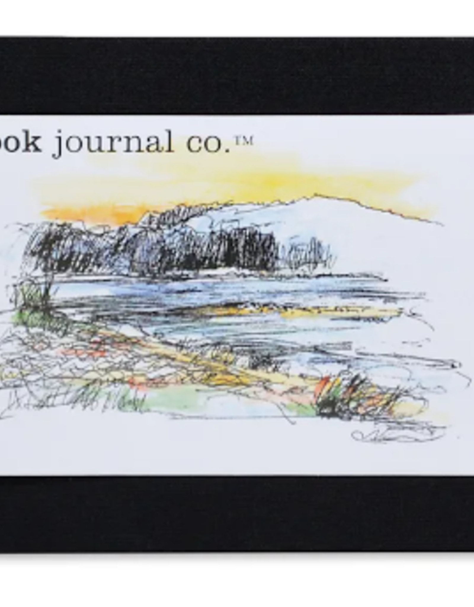 Global Art Global Hand Book Journal Black 3.5x5.5 Landscape