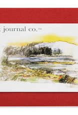 Global Art Global Hand Book Journal Red 3.5x5.5 Landscape