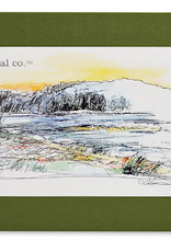 Global Art Global Hand Book Journal Green 3.5x5.5 Landscape