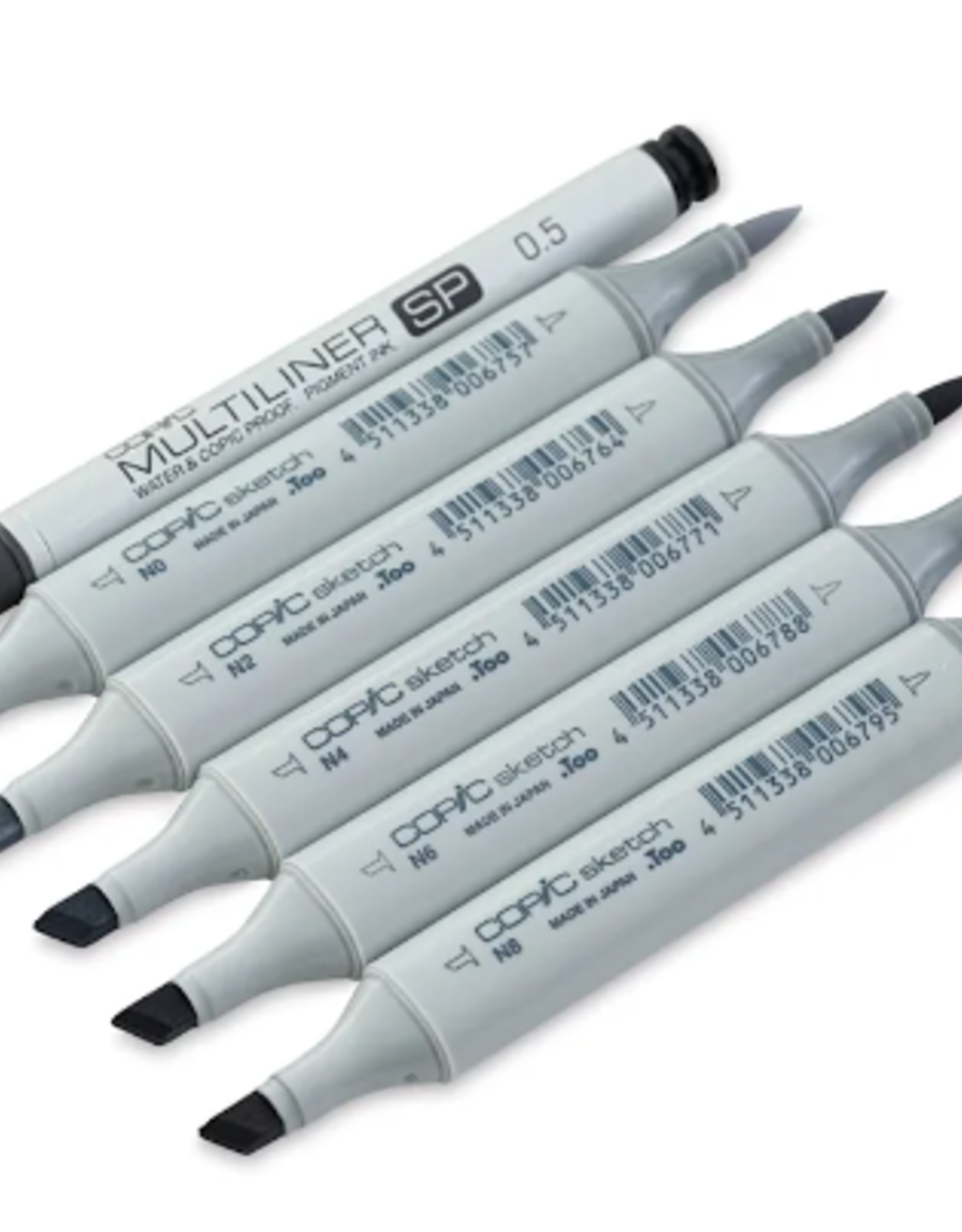 Copic COPIC Sketch Marker Sets, 6-Color Set Grays