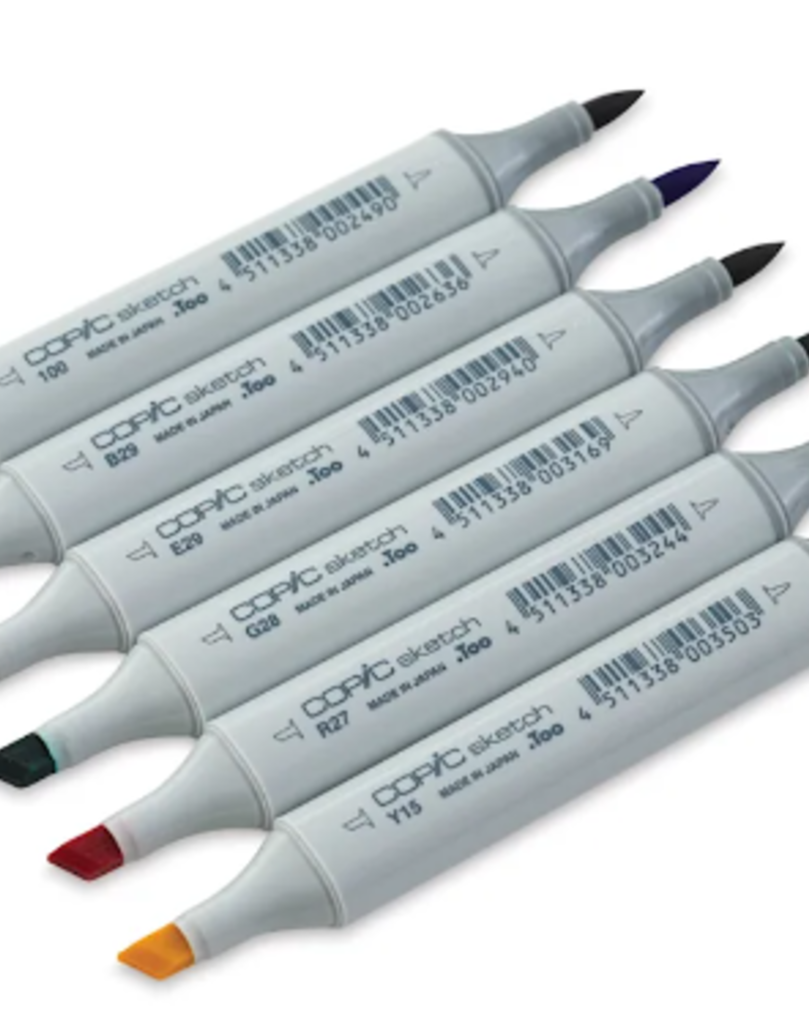 Copic COPIC Sketch Marker - Bold Primaries - Set of 6