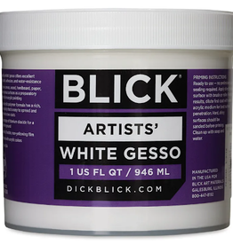 Artist Acrylic Gesso - White Quart Jar