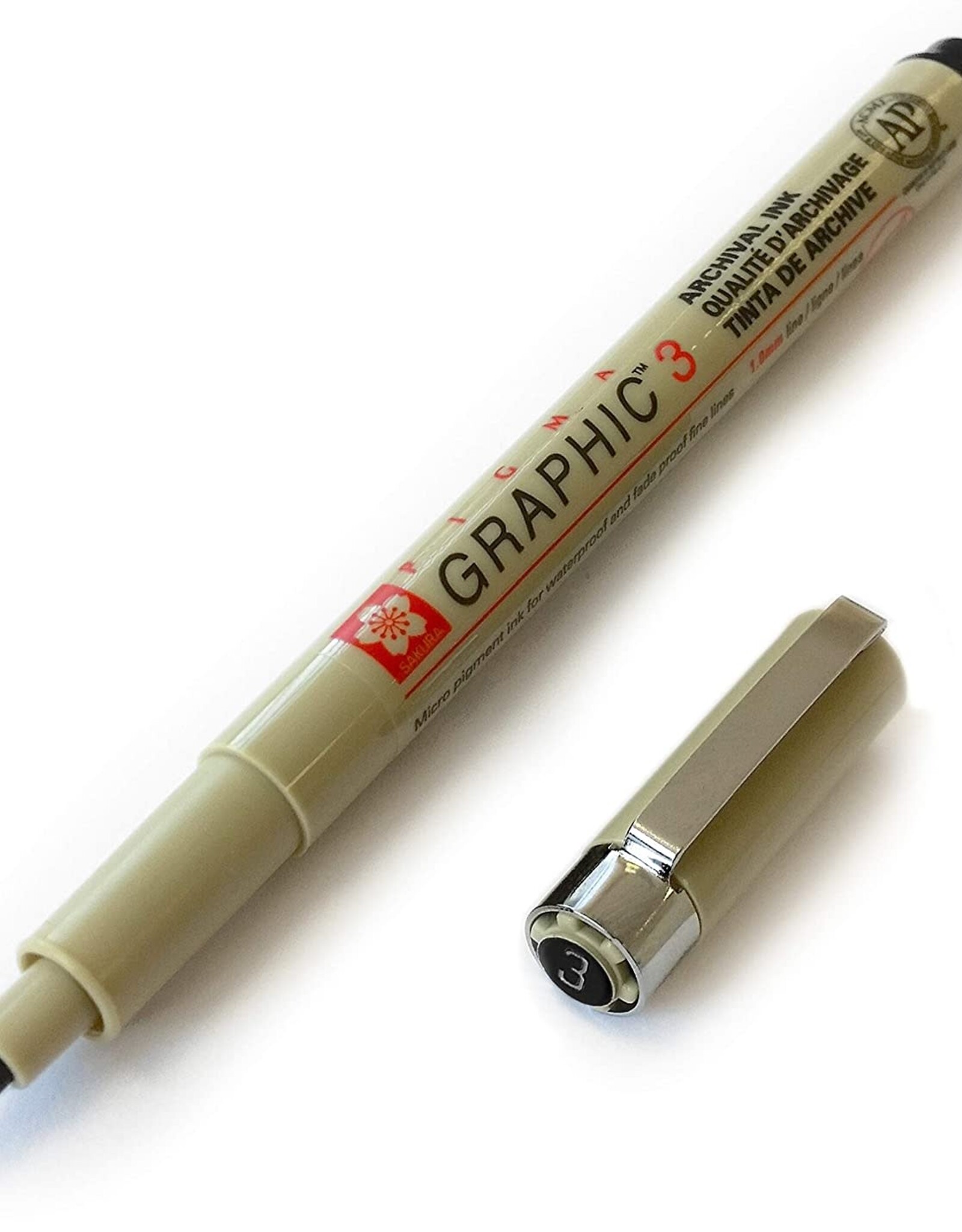 Sakura Pigma Graphic Pen Black 3MM