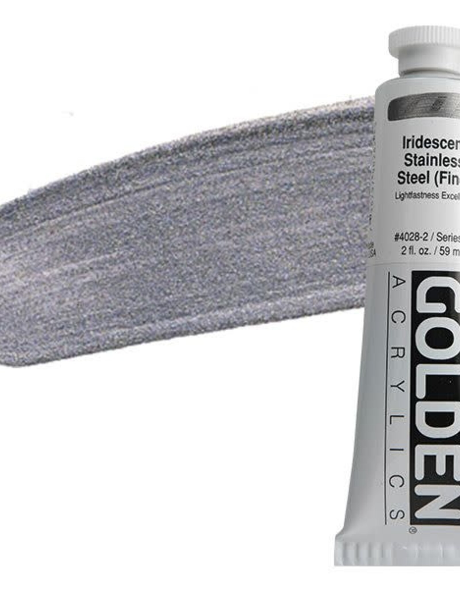Golden Golden Acrylic Paints Iridescent Silver 2 oz 5