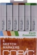Copic Copic Sketch Marker 6pc Earth Essentials Set