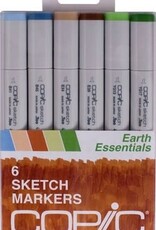 Copic Copic Sketch Marker 6pc Earth Essentials Set