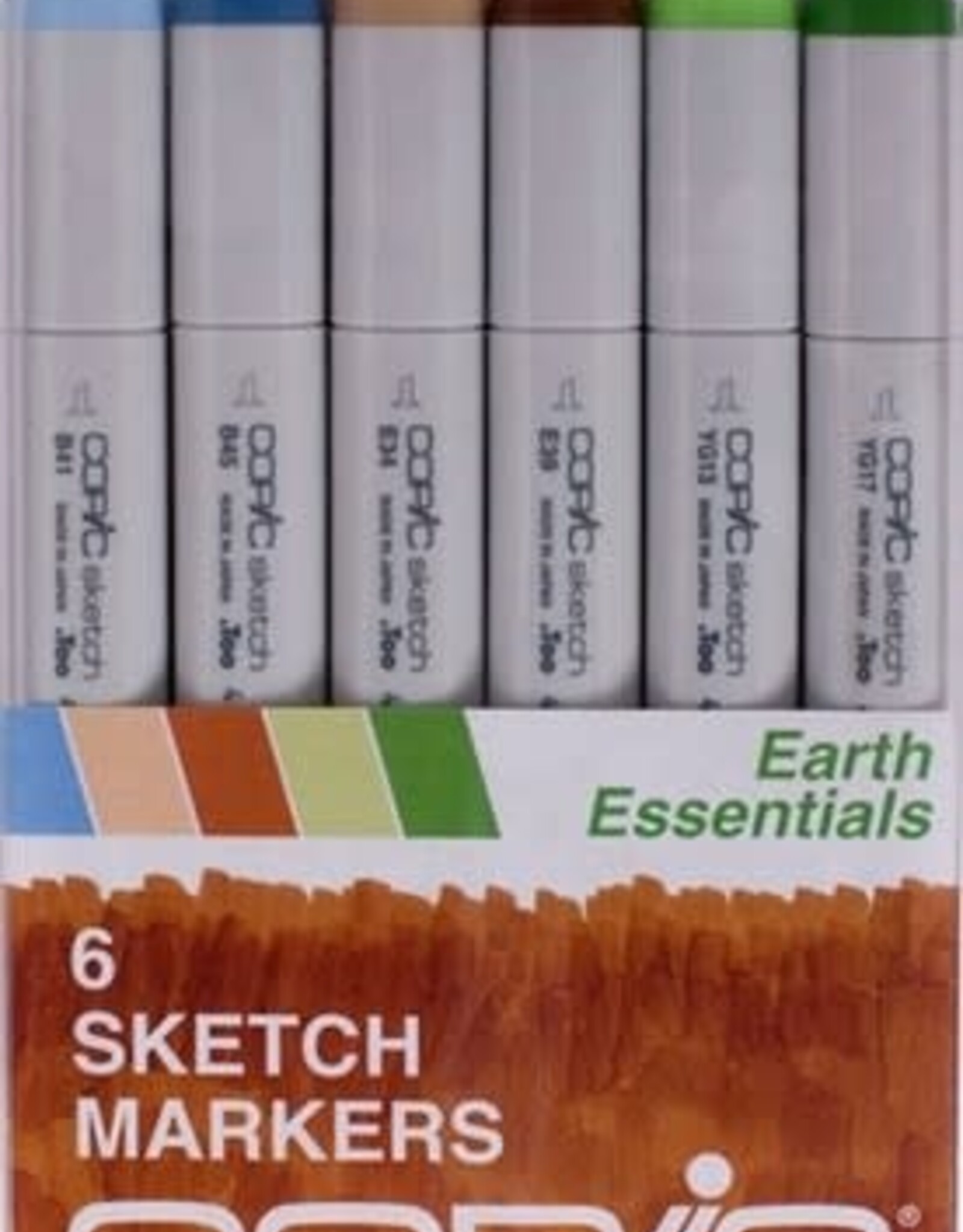 Copic Copic Sketch Marker 6pc Earth Essentials Set