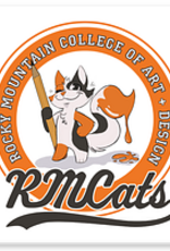 RMCAD Mascot Sticker Orange Square