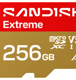 SanDisk Photo Equipment SANDISK 256GB Extreme UHS-I microSDXC Memory Card