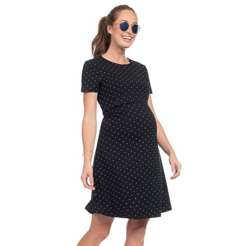 Seraphine Cheshire Dot Nursing Dress Seraphine Cheshire Dot Nursing Dress