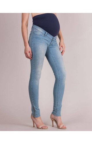 Seraphine Hamilton Zip Skinny Over Bump Jean Seraphine Hamilton Zip Skinny Over Bump Jean