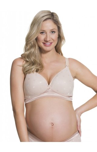 Cake Lingerie Mousse Non Wire Nursing Bra - Beige Cake Lingerie Mousse Non Wire Nursing Bra - Beige