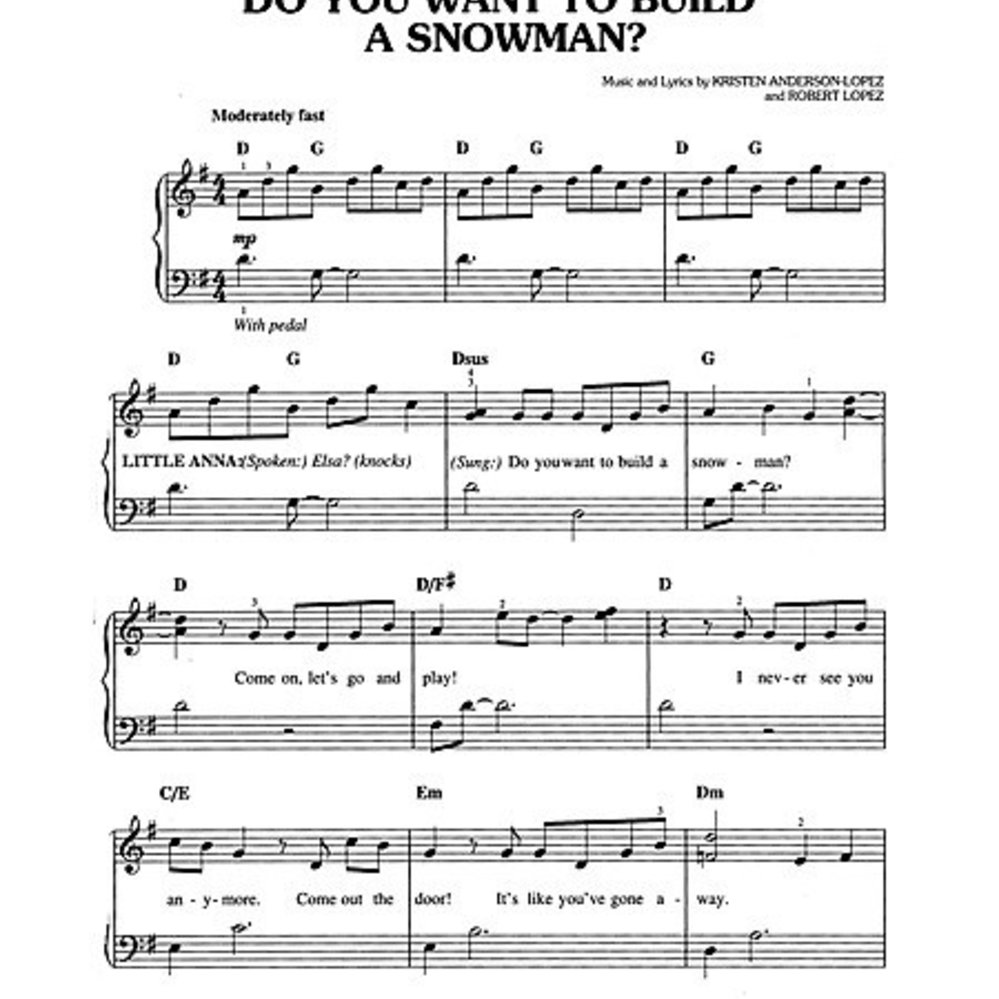 Frozen Easy Piano - PianoWorks