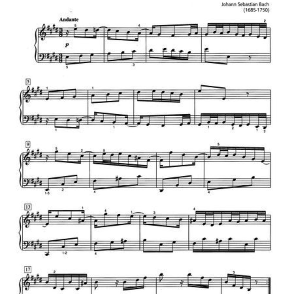 piano repertoire list