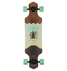 Coconut Nectar GLOBE Skateboards Geminon 35 Longboard Complete Skateboard