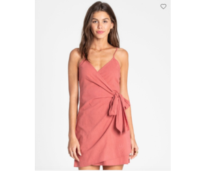 billabong island wrap dress