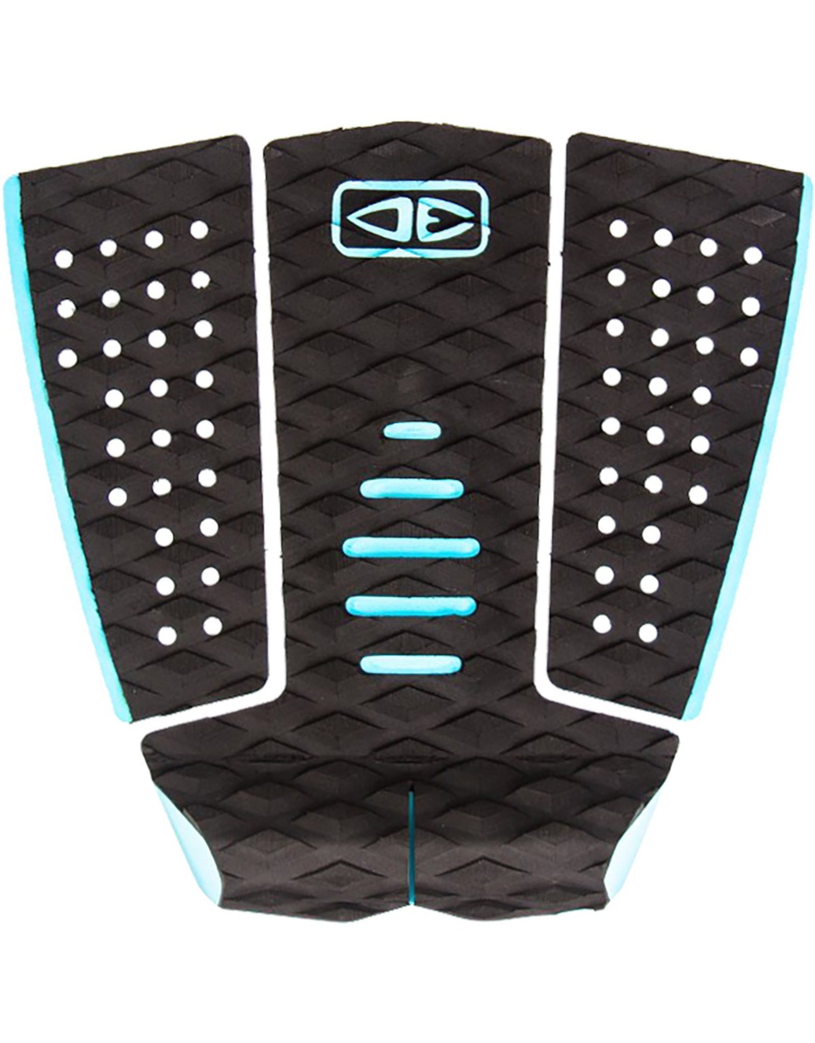 OCEAN & EARTH Ocean & Earth Tyler Wright Signature Black / Aqua Surfboard Traction Pad - 3 Piece Features:<br />
<br />
One (1) Ocean & Earth Tyler Wright Signature Black / Aqua Surfboard Traction Pad - 3 Piece from Ocean & Earth<br />
Super grippy to help keep your back foot planted<br />
Ma