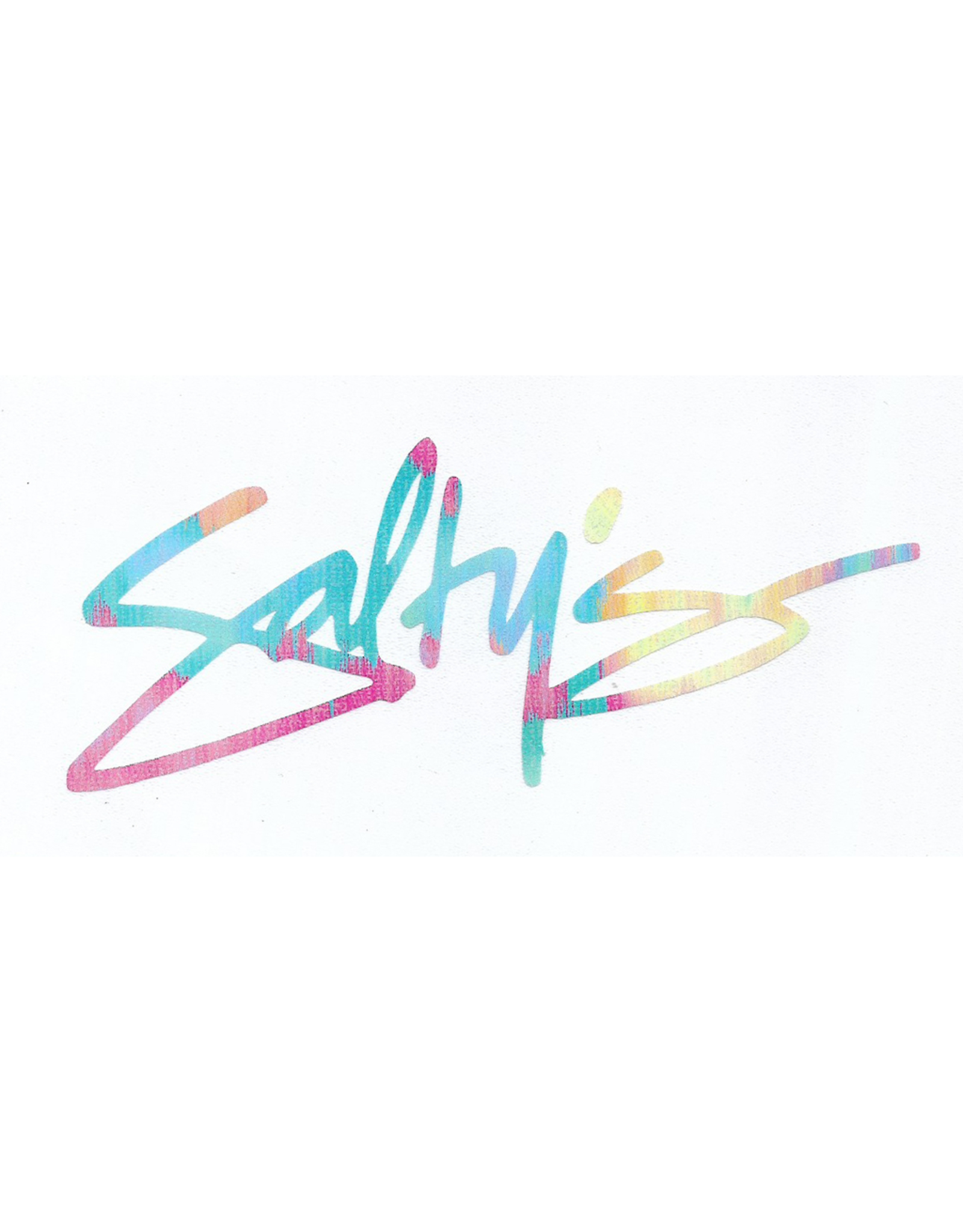 SALTY'S LOGO STICKERS SIMPLE LOGO STICKER- 5 INCHES