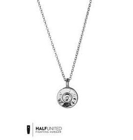 HALF UNITED Tiny Top Necklace-Silver