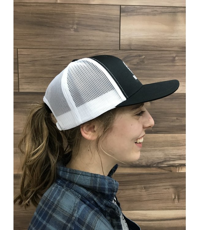 Casquette Vélo st-Joseph TruckerHat Snapback Blanc/Noir Unisexe