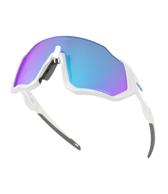 Lunette Oakley Flight Jacket Matte White Prizm Sapphire